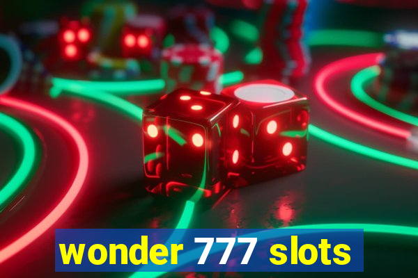 wonder 777 slots