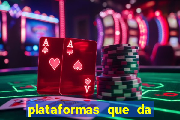 plataformas que da bonus de cadastro