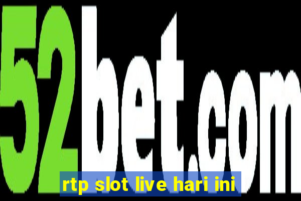 rtp slot live hari ini