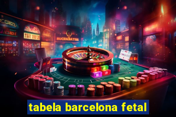 tabela barcelona fetal