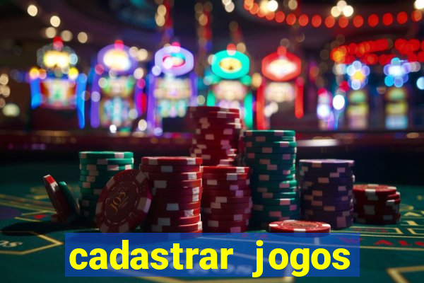 cadastrar jogos online caixa