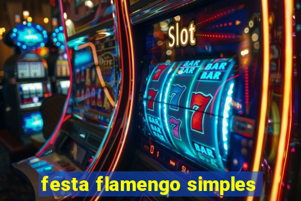 festa flamengo simples