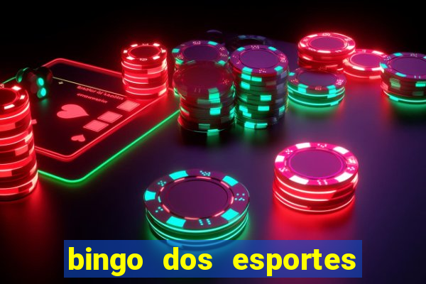 bingo dos esportes para imprimir