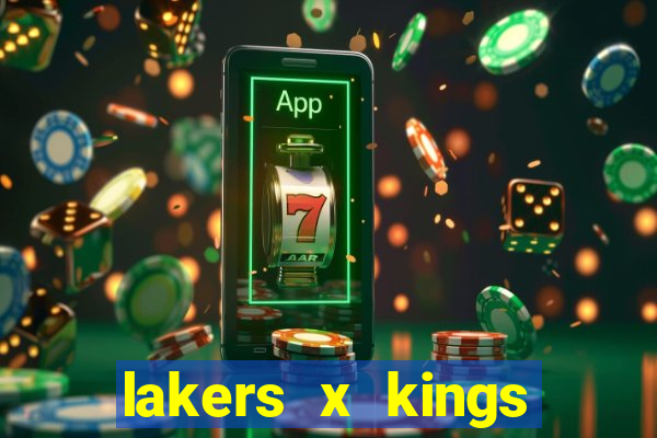 lakers x kings onde assistir