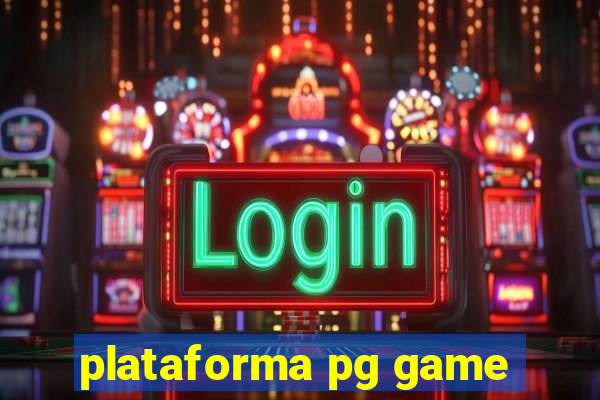 plataforma pg game