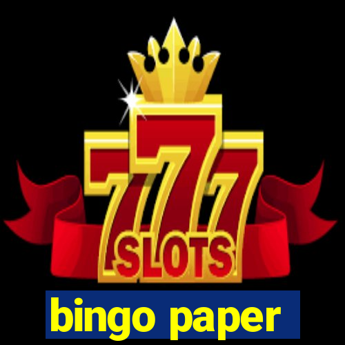 bingo paper