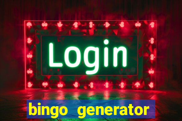 bingo generator with images