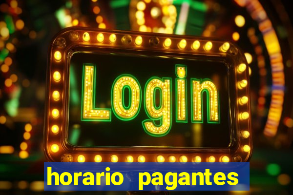 horario pagantes dos slots