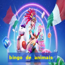 bingo de animais para educa??o infantil