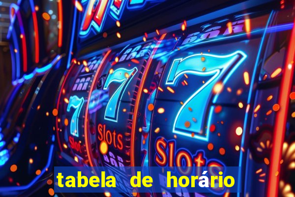 tabela de horário fortune tiger