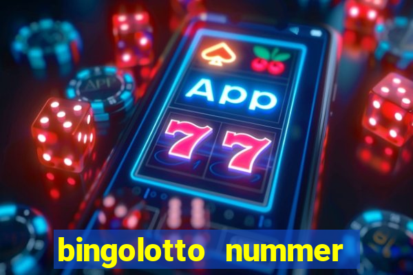 bingolotto nummer ettans bingo