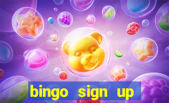 bingo sign up offers no wagering