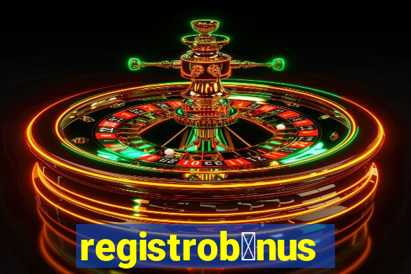 registrob么nus