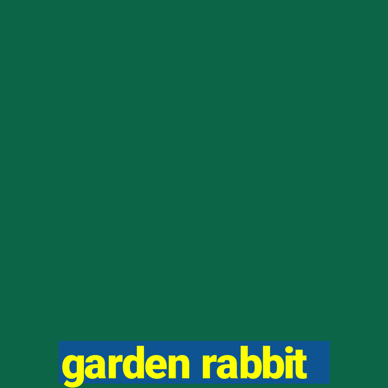 garden rabbit