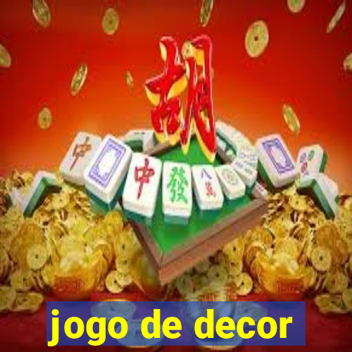 jogo de decor