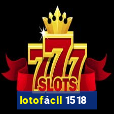 lotofácil 1518