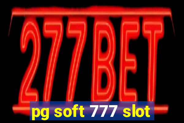 pg soft 777 slot