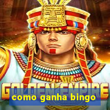 como ganha bingo