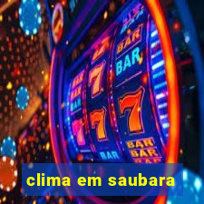 clima em saubara