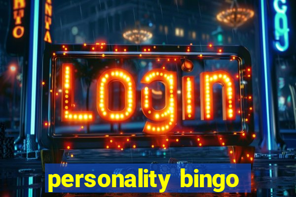 personality bingo