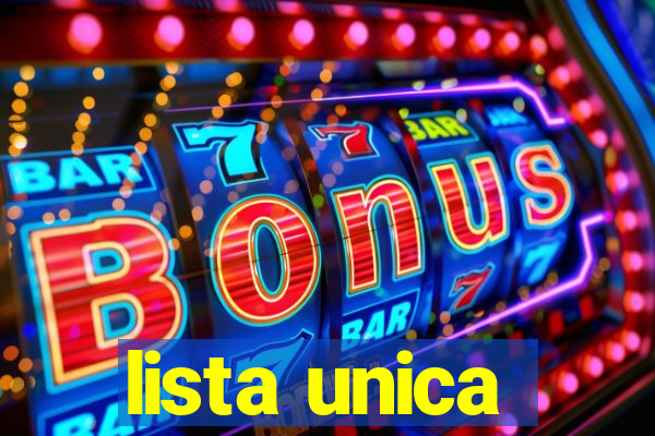 lista unica