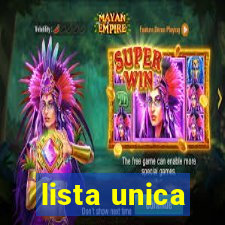 lista unica