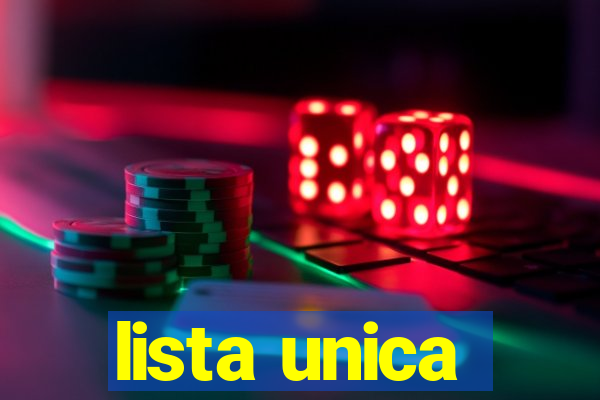 lista unica