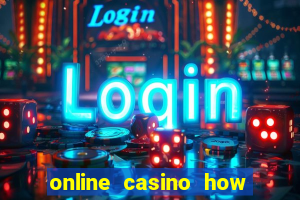 online casino how to win