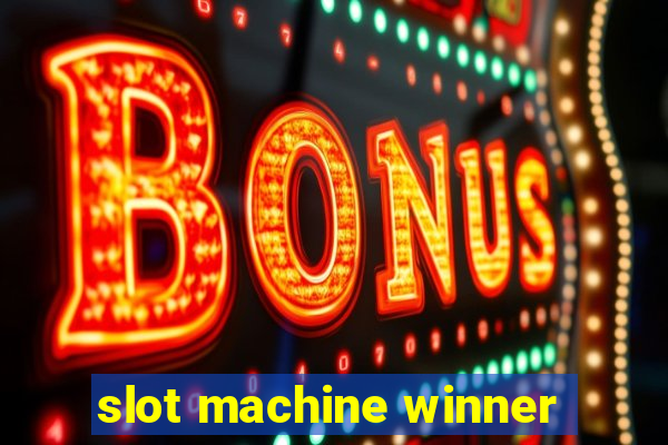 slot machine winner