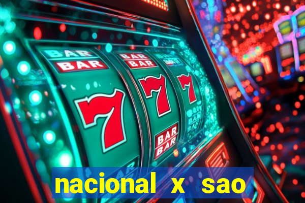 nacional x sao paulo palpites