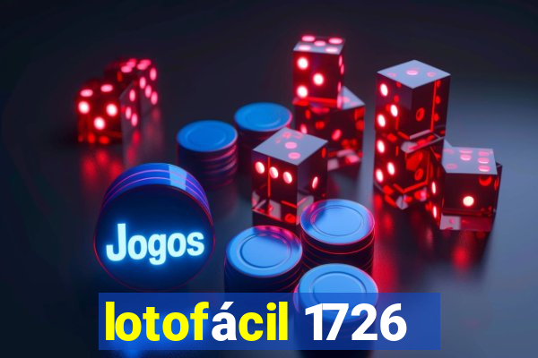 lotofácil 1726