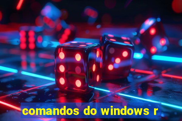 comandos do windows r