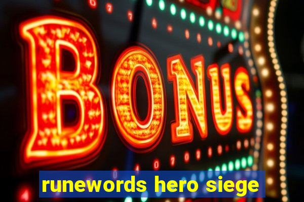 runewords hero siege