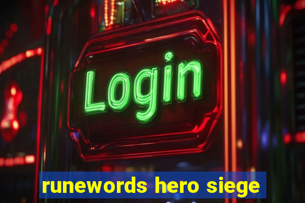 runewords hero siege