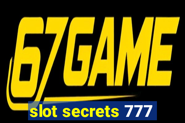 slot secrets 777