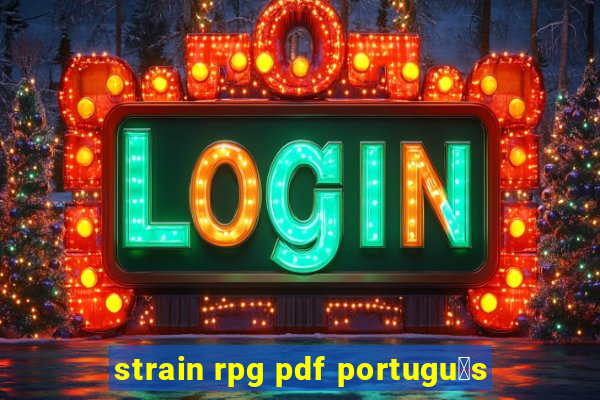 strain rpg pdf portugu锚s