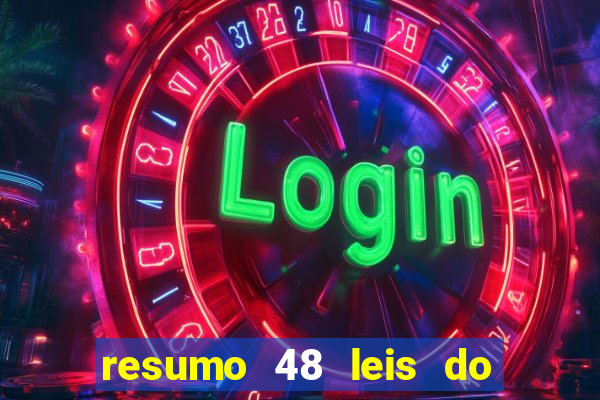 resumo 48 leis do poder pdf