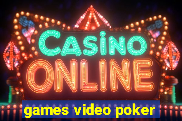 games video poker