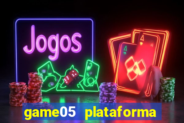 game05 plataforma de jogos