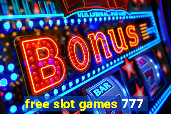 free slot games 777