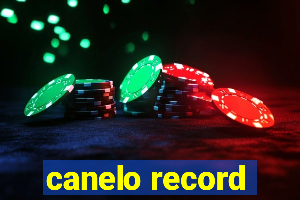 canelo record