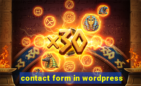 contact form in wordpress