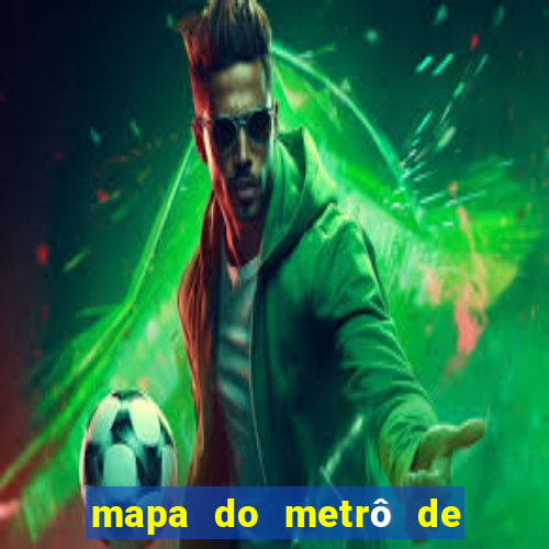 mapa do metrô de são paulo