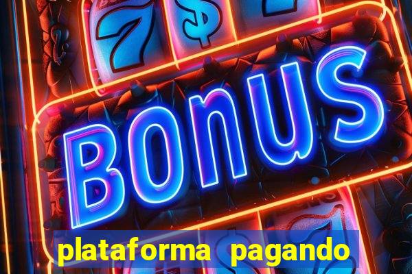 plataforma pagando no cadastro