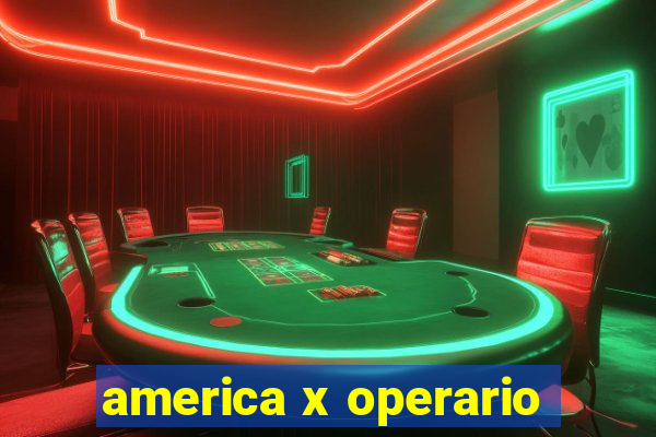 america x operario