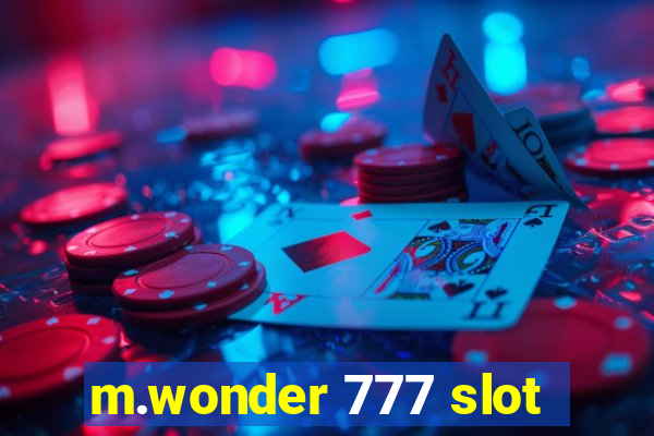 m.wonder 777 slot