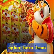 cyber hero from the metaverse