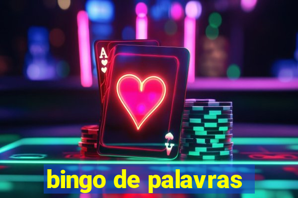 bingo de palavras