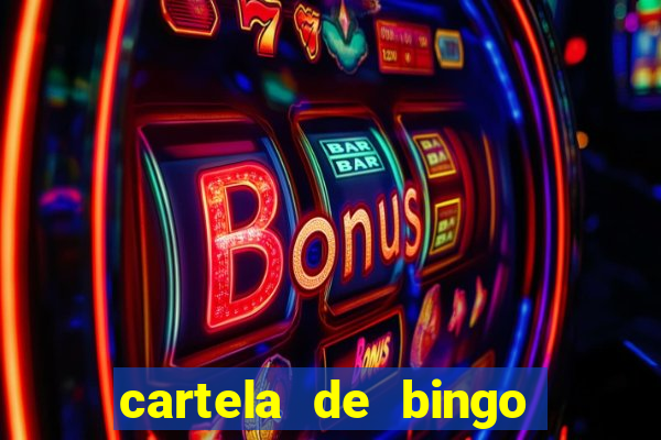 cartela de bingo para cha revela??o