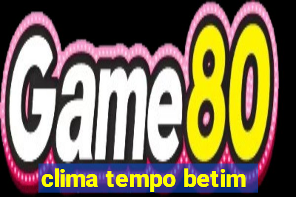 clima tempo betim